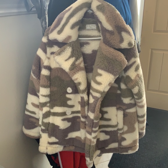 Pippa Sherpa camo coat - Picture 2 of 5